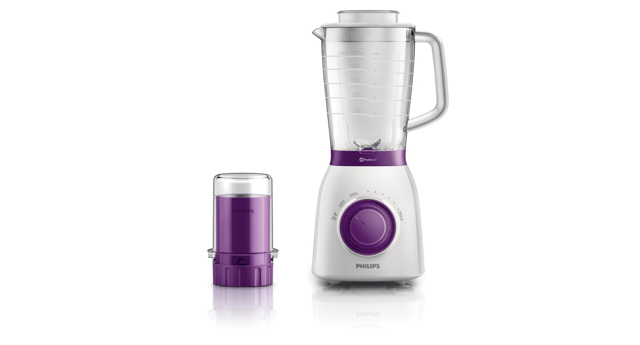 Blender Philips ProBlend 5 HR 2163/00 blender z regulacją prędkości oraz funkcją pulsacyjną