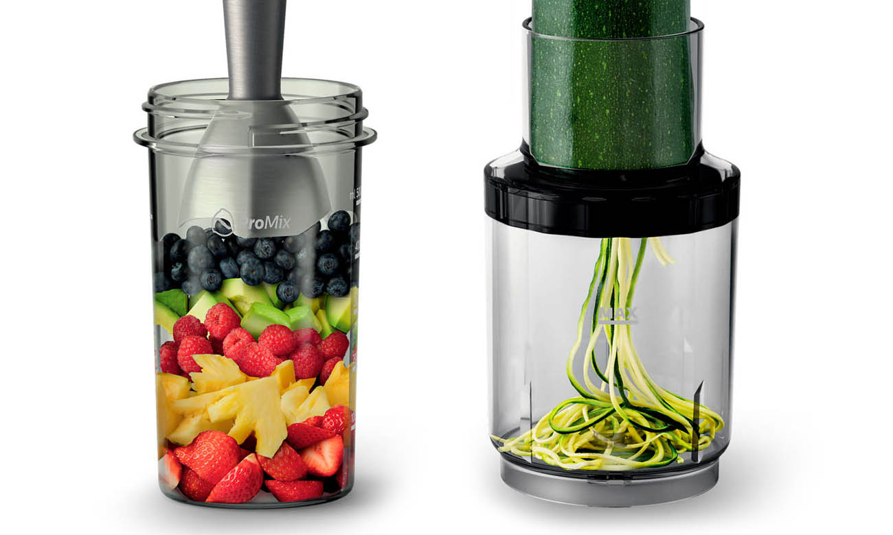 Philips Viva Collection HR2656/90 Frullatore A Immersione 800W | Nero E Acciaio, Per Crema E Frullati Perfetti - 3
