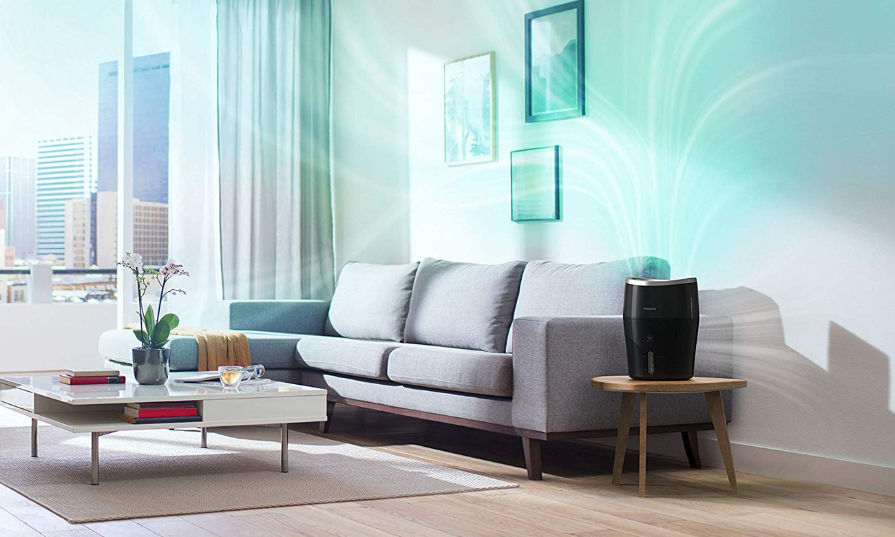 Nawilżacz powietrza Philips HU4813/10 z trzystopniowym systemem parowania