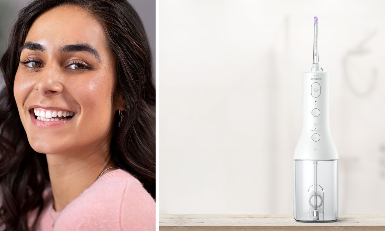wyjmowany zbiornik na wodę w irygatorze Philips Sonicare można myć w zmywarce