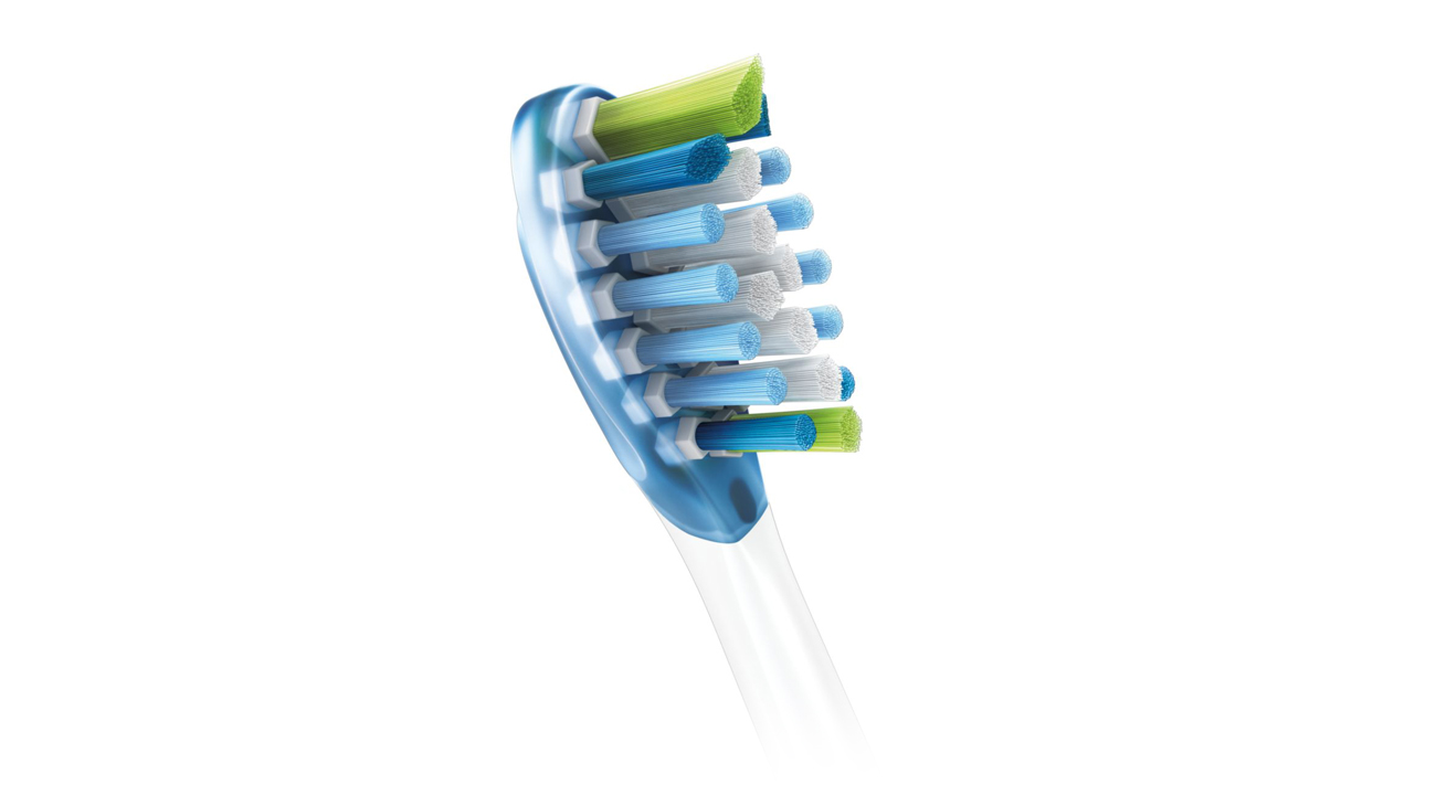 Końcówka końcówki AdaptiveClean HX9044/07 4sztuki  HX9044/07 - Szczoteczka do zębów  Philips - dokładne szczotkowanie, doskonała szczoteczka, zniewalające efekty