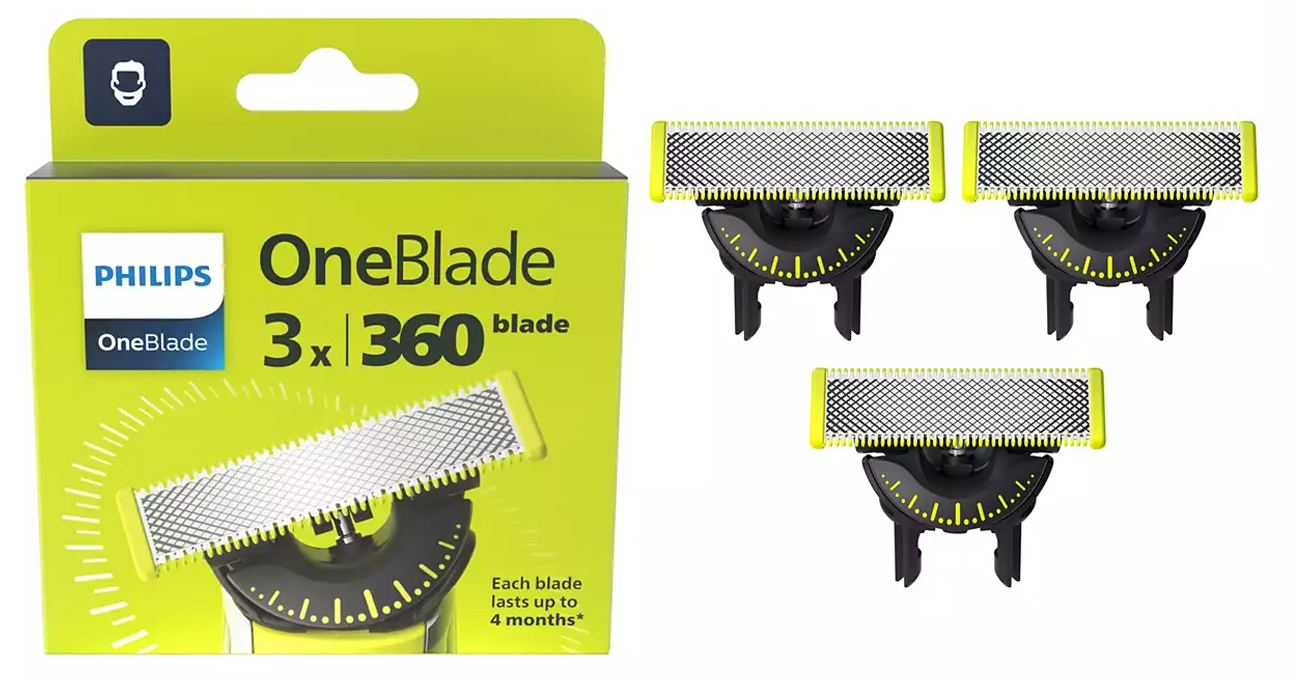 Philips 3x wymienne ostrza OneBlade 360° QP430/50