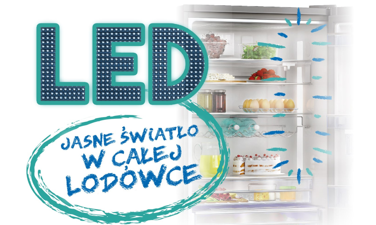 Oświetlenie Led w lodówce POB 801 EX