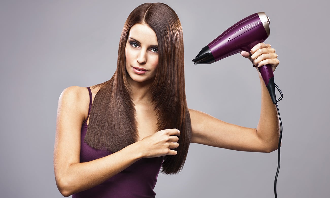 Idealne włosy z Suszarka do włosów Remington Your Style D5219 2300W fioletowo-złota