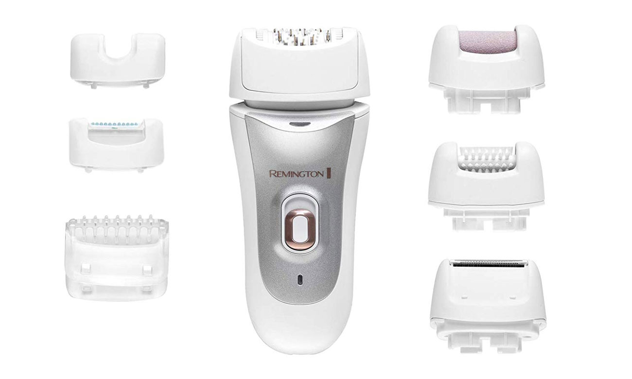 zawartość zestawu Remington EP7700 E51 EP7 7-in-1 Epilator