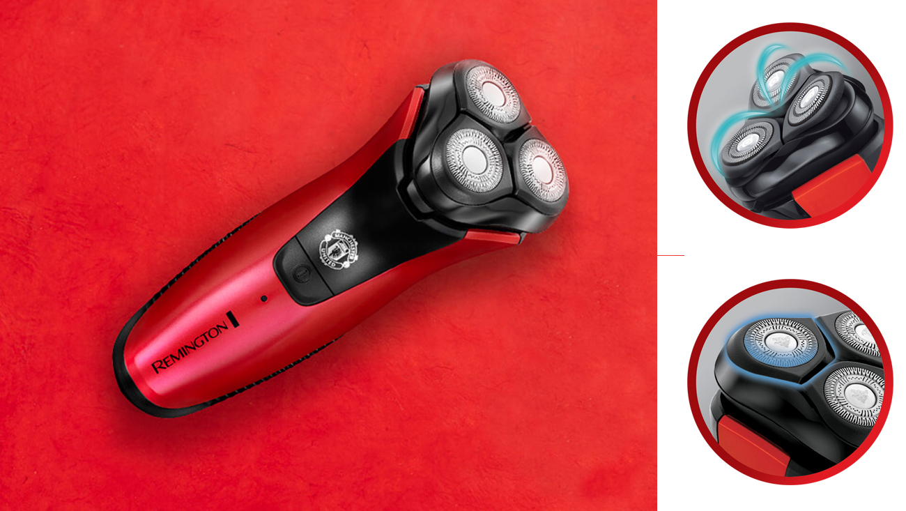 Golarka głowicowa Remington PR1355 Power Series Aqua Manchester United Edition