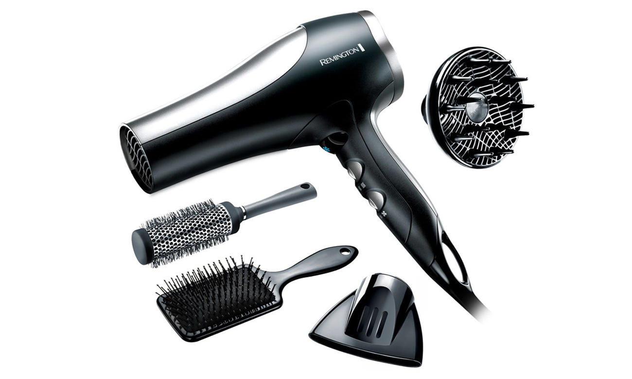 Suszarka do włosów Remington PRO D5017 2100W czarny koncentrator dodakowe akcesoria
