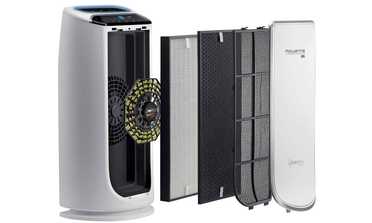 Poczwórna filtracja w Rowenta Intense Pure Air XL Auto PU6020