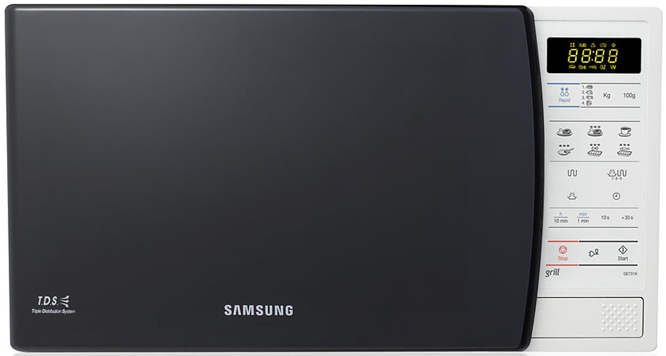 doskonałe wzornictwo mikrofali samsung GE731K