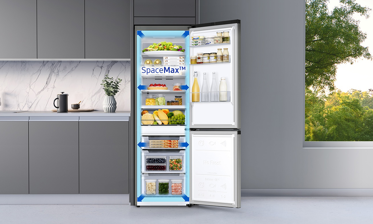 lodówka samsung RB33B612FSA pojemność