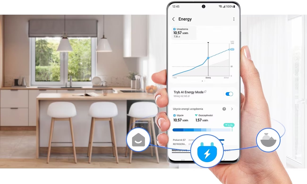 Lodówko-zamrażarka Samsung RB34C632ESA