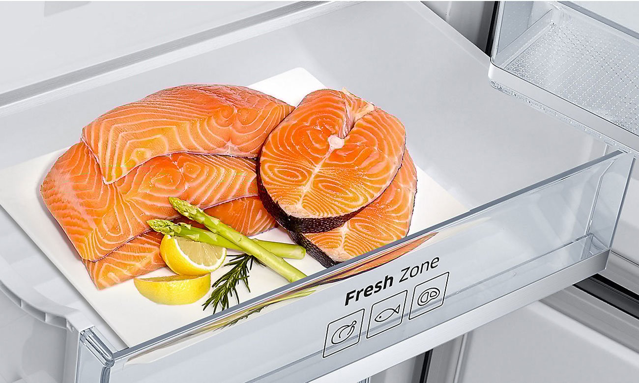 Szuflada Fresh Zone w lodówce Samsung RB36J8855S4
