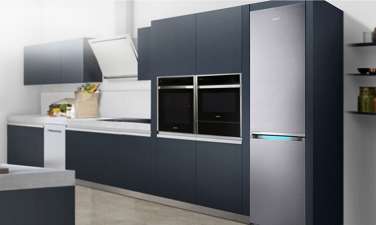 Wzornictwo Kitchen Fit w lodówce Samsung RB36J8855S4