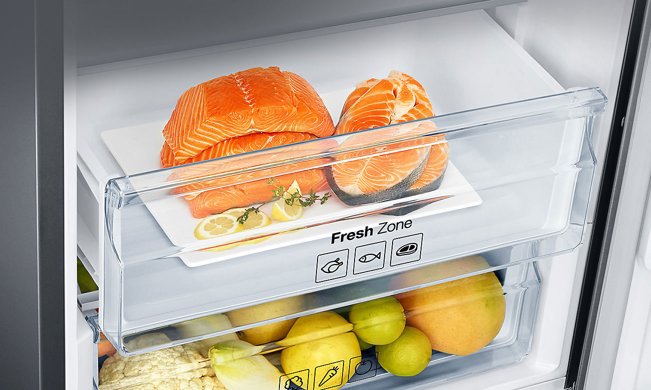 Świeże produkty spożywcze, dzięki technologii Fresh Zone w lodówce Samsung RB37K63602C