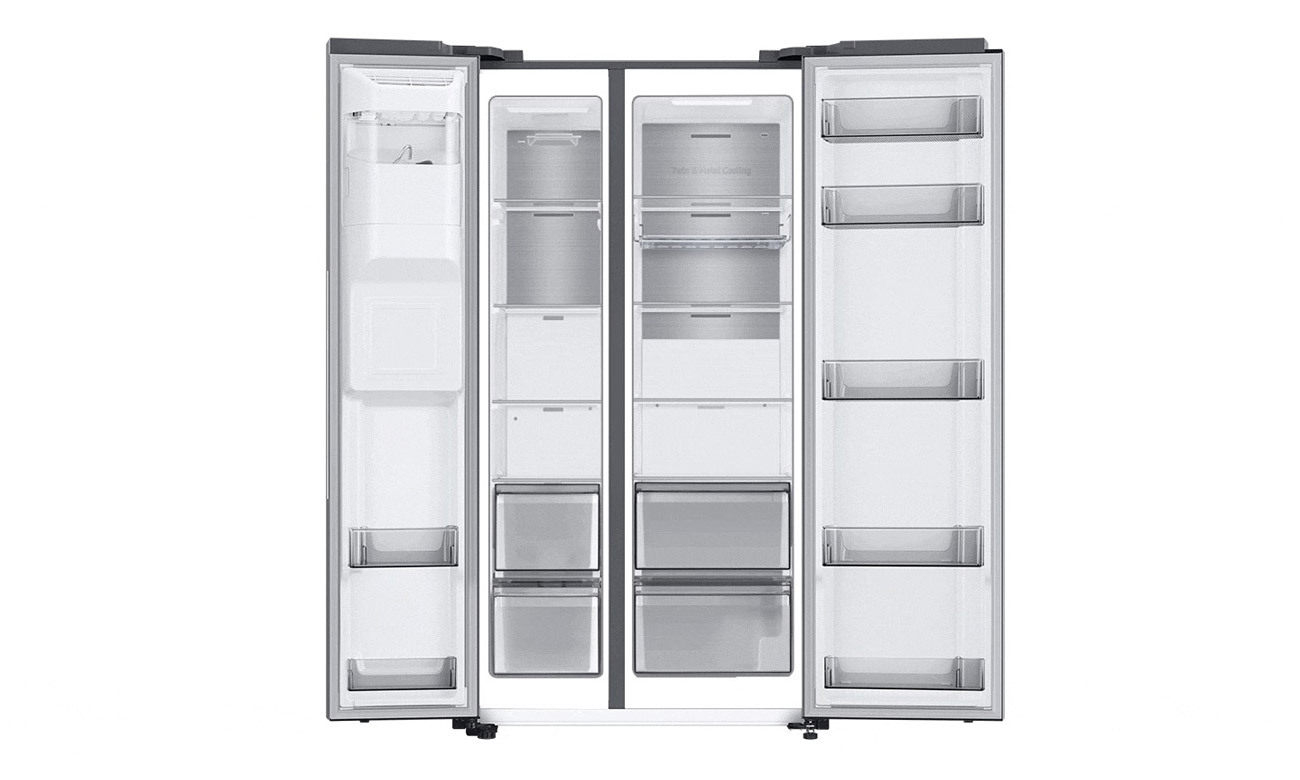 Samsung RS68A8531B1 wnętrze
