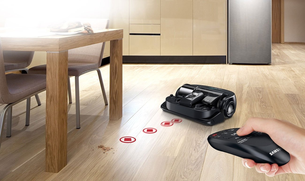 Robot sprzątający Samsung VR20K9350WK ma różne tryby pracy