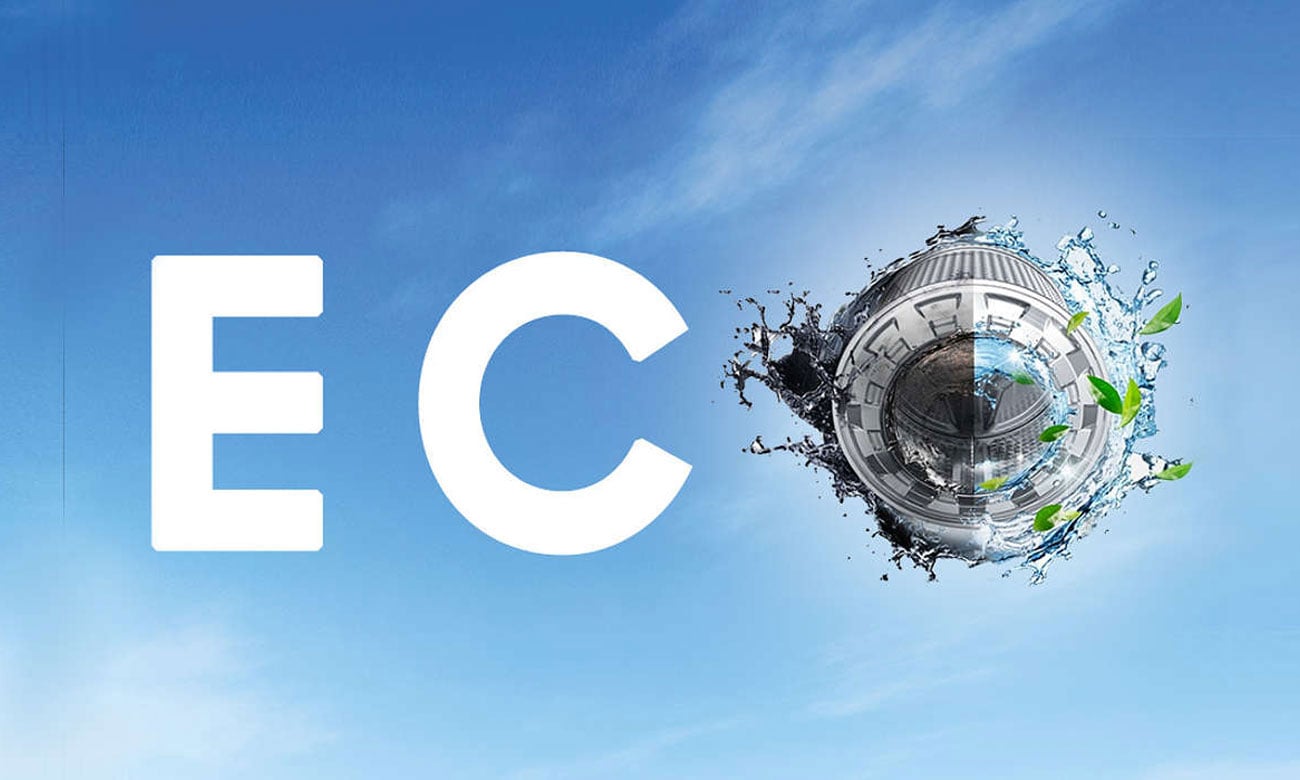Program do czyszczenia bębna Eco Drum Clean w pralko-suszarce Samsung WD80K5A10OW