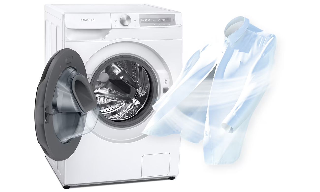 Pralko-suszarka Samsung WD80T654DBH z technologią AirWash