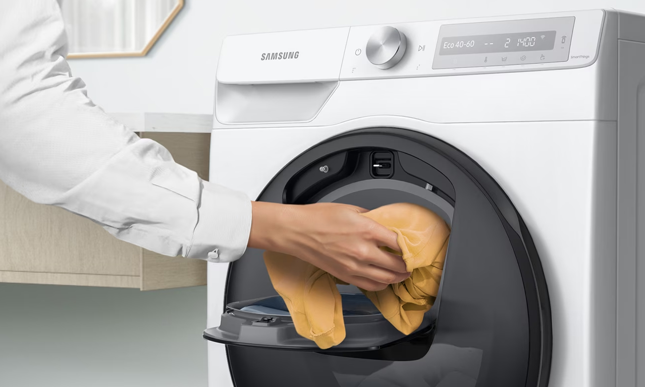 Pralko-suszarka Samsung WD80T654DBH - Higienicznie czyste pranie
