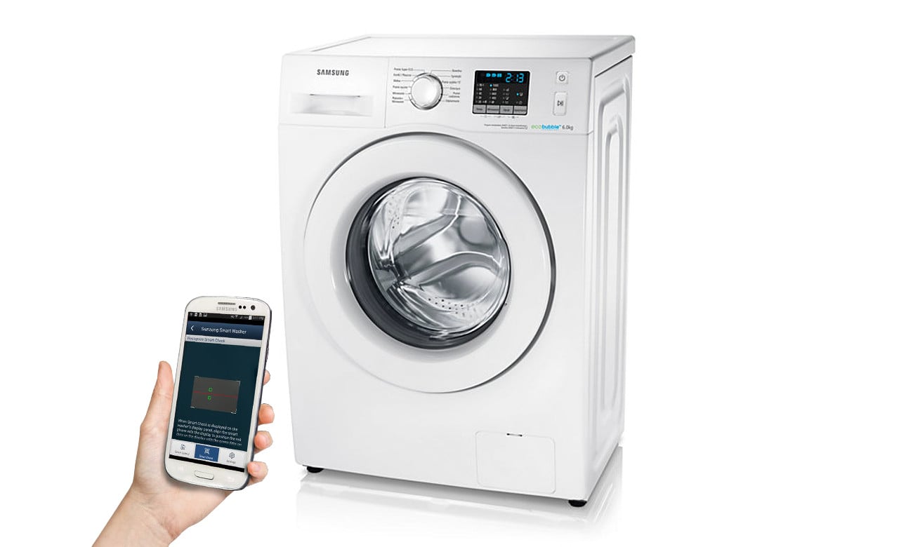 diagnostyka Samsung WF60F4E0W0W za pomoca smartphone'a