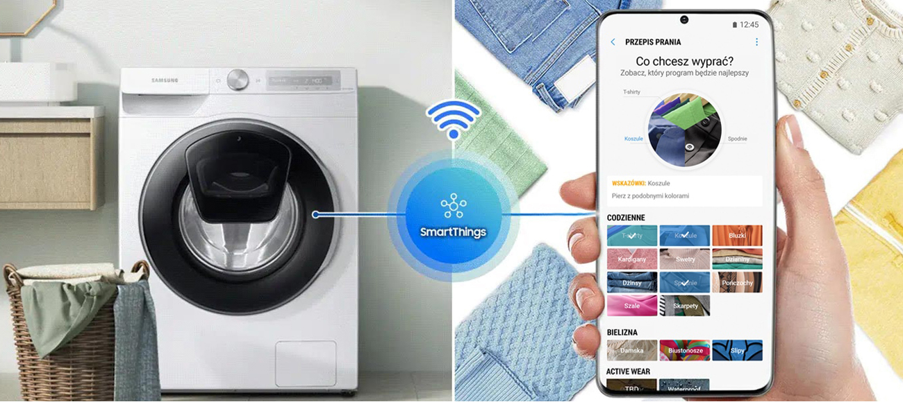 pralka samsung z panelem ai control