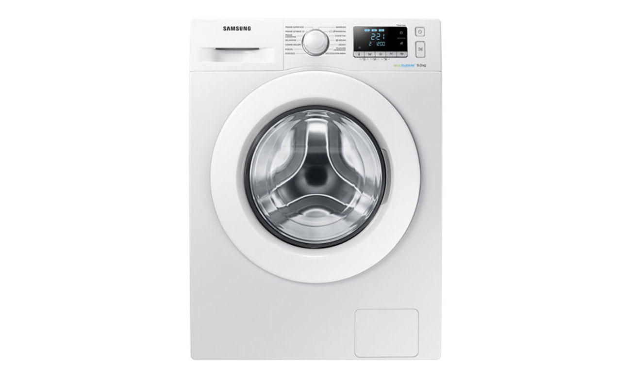 Estetyczne wykonanie Crystal Gloss w pralce Samsung WW90J5346MW