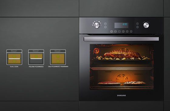 Piekarnik Dual Cook 65 litrów pojemności