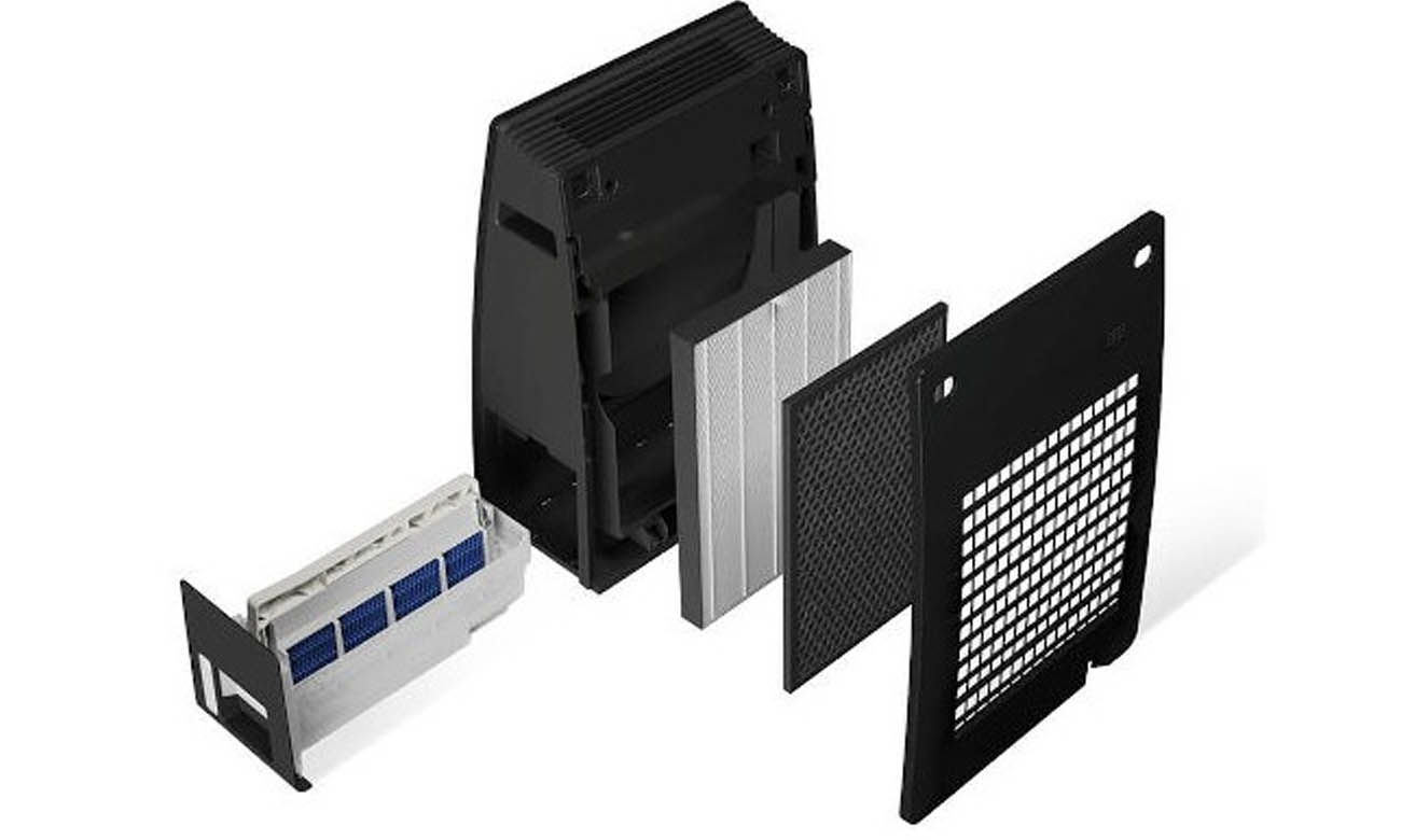 Oczyszczacz powietrza Sharp UA-HG30E-B zapewnia wieloetapowy system filtracji