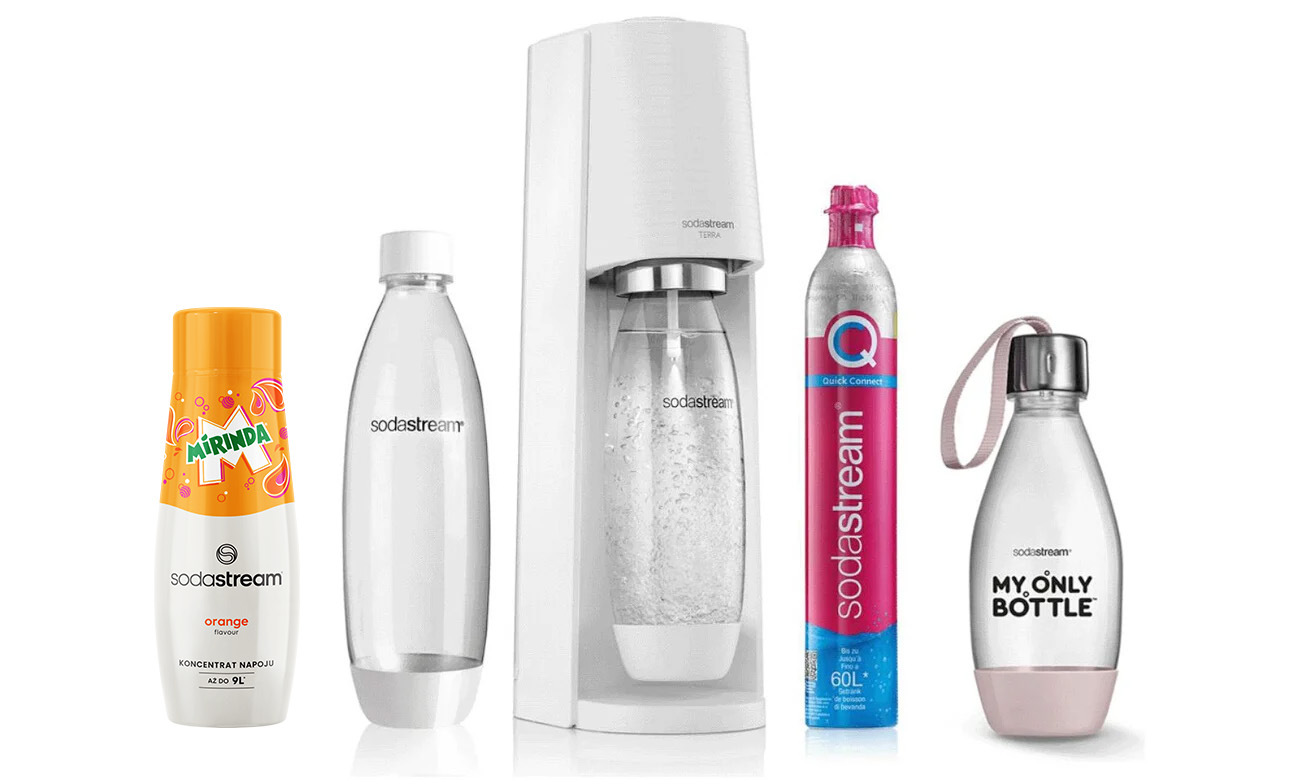 Ekspres do napojów gazowanych SodaStream TERRA WHITE