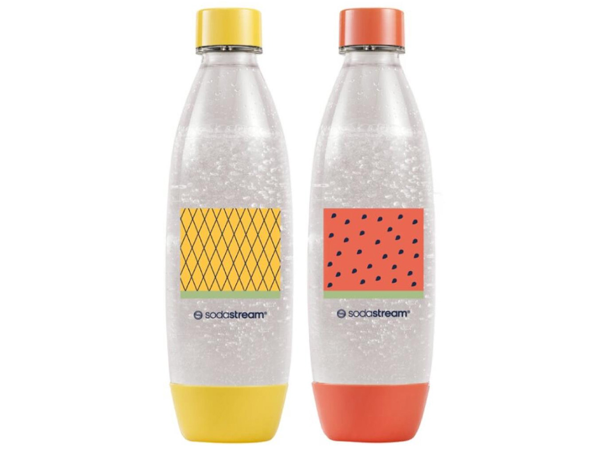 SodaStream ART BLACK + butelki 1 l Fuse x2 Water Pomelo