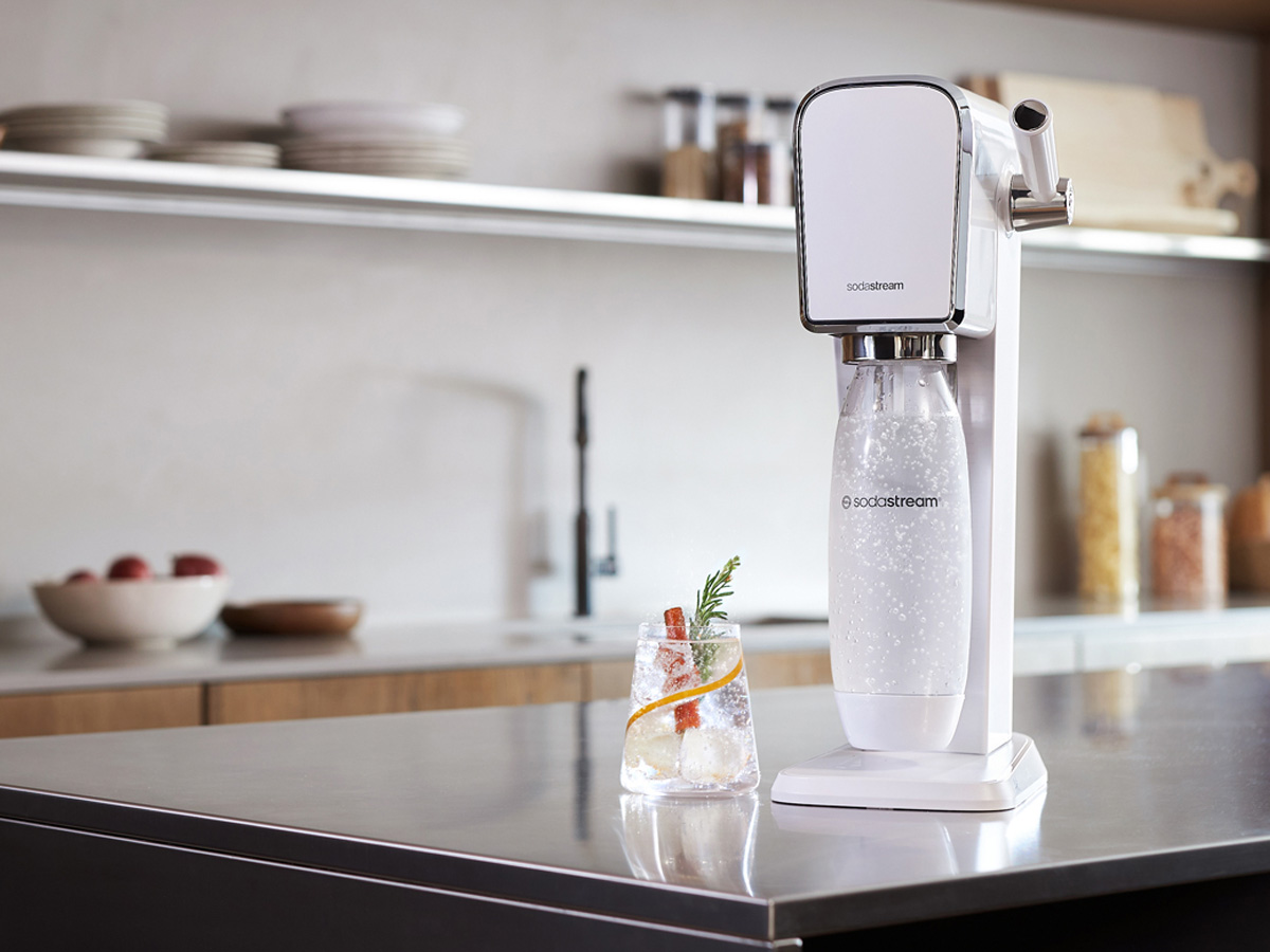 SodaStream ART WHITE + butelki 1 l Fuse x2 Water Pomelo
