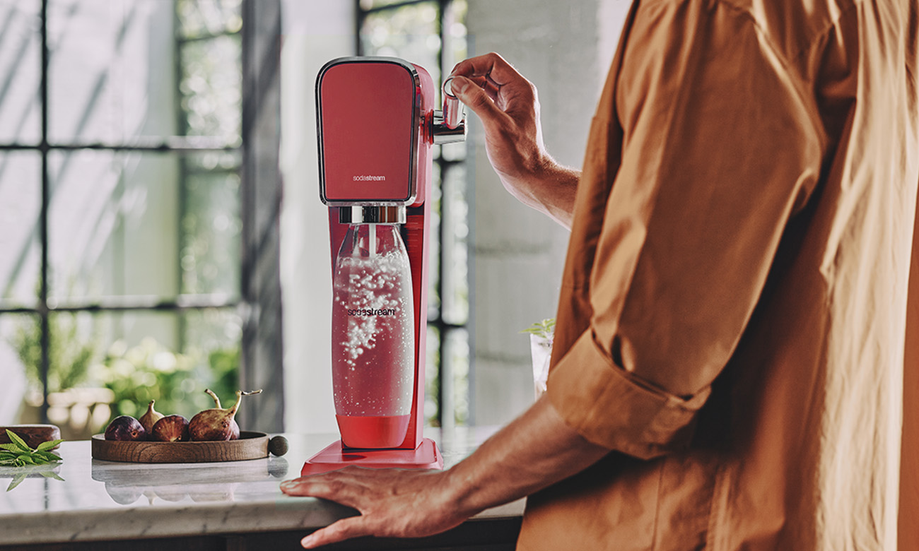 Ekspres do napojów gazowanych SodaStream ART Mandarin Red