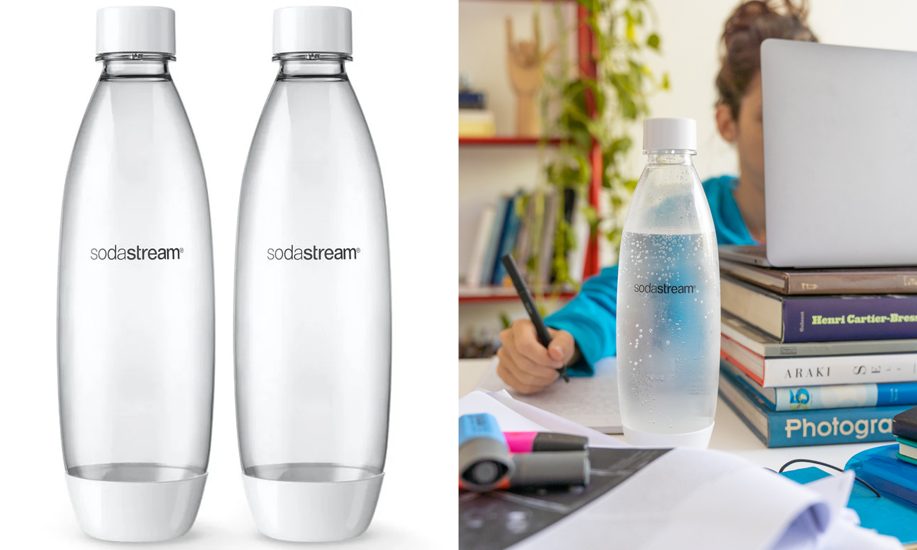 SodaStream Butelki 1L Fuse x2 White