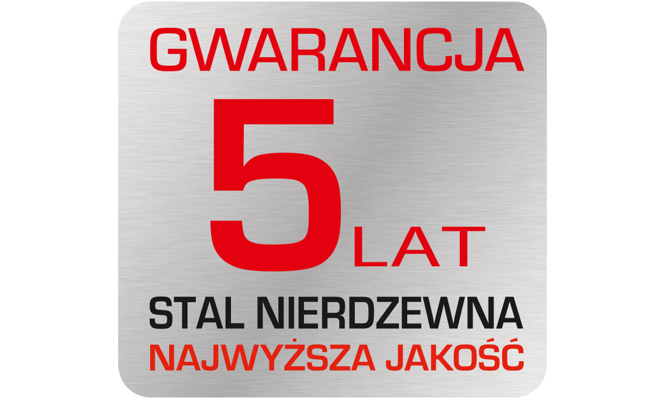 Tefal - 5 lat gwarancji na stal nierdzewną