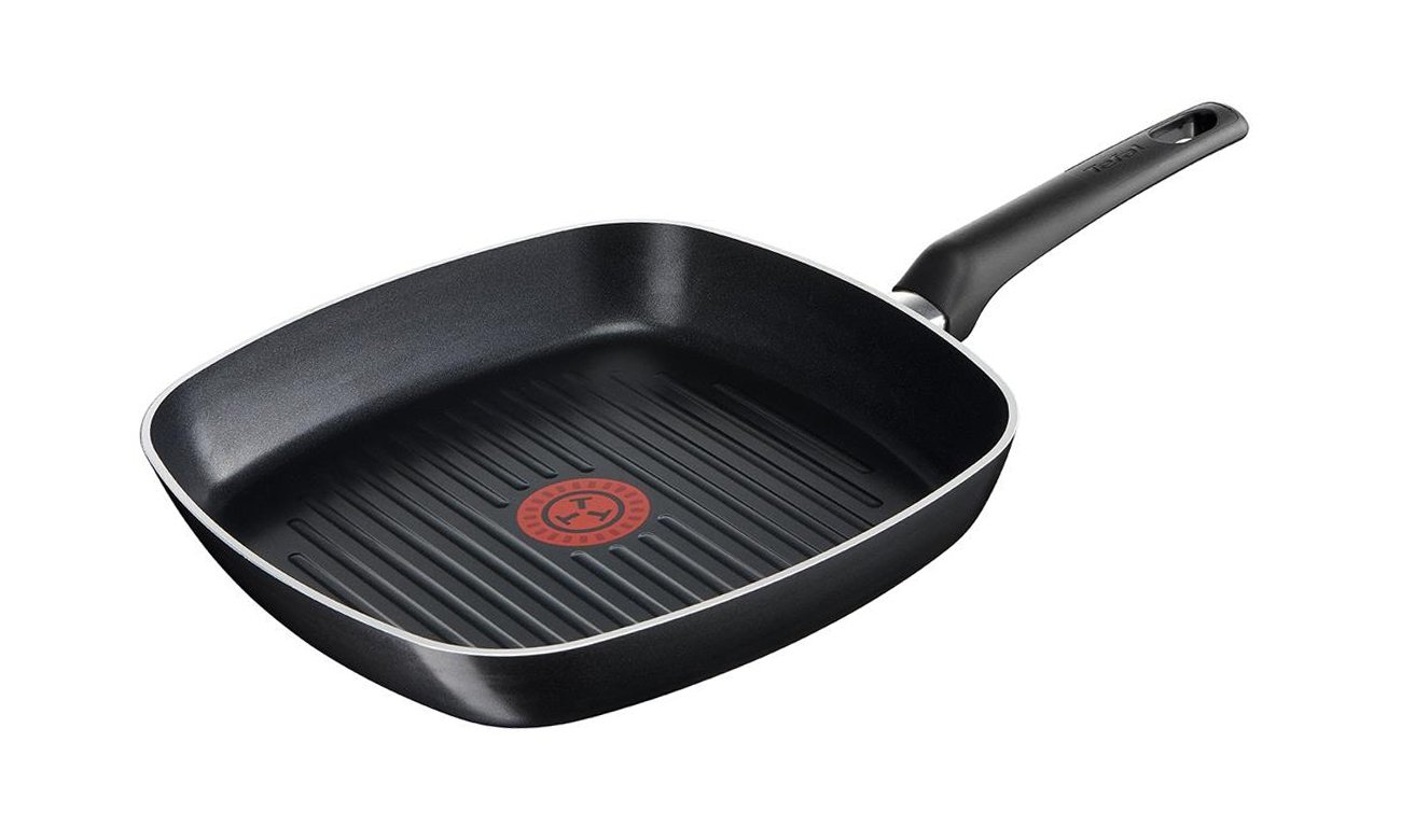 Tefal Patelnia grillowa Invissia B3094042 26cm ergonomiczny uchwyt elegancki design