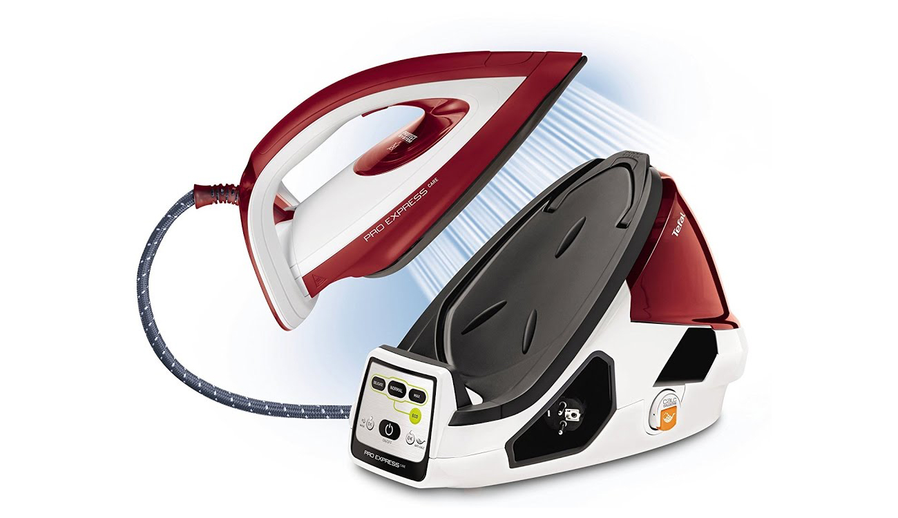 Żelazko Tefal PRO EXPRESS CARE GV9061 2400W czerwony GV9061 gwarancja 10 lat, dziesięcioletnia gwarancja