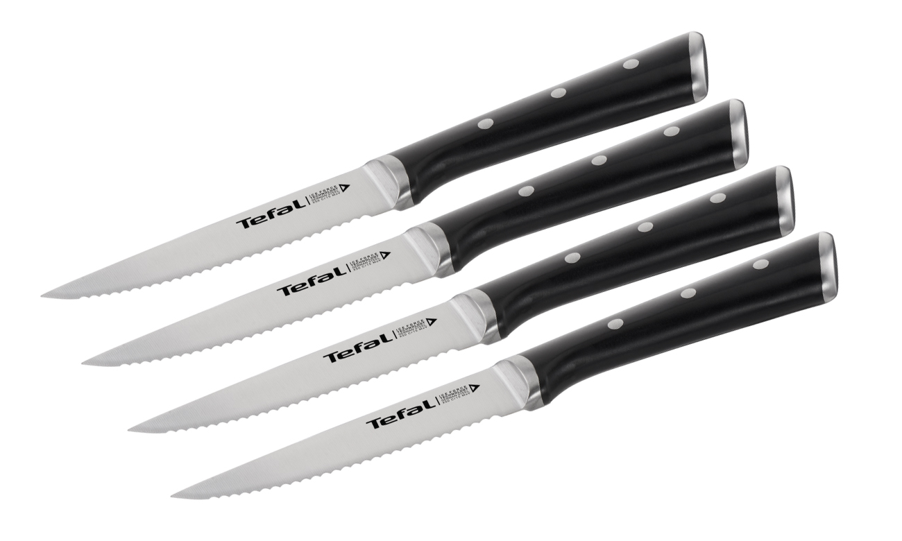 TEFAL Zestaw 4 noży do steków Ice Force 11cm