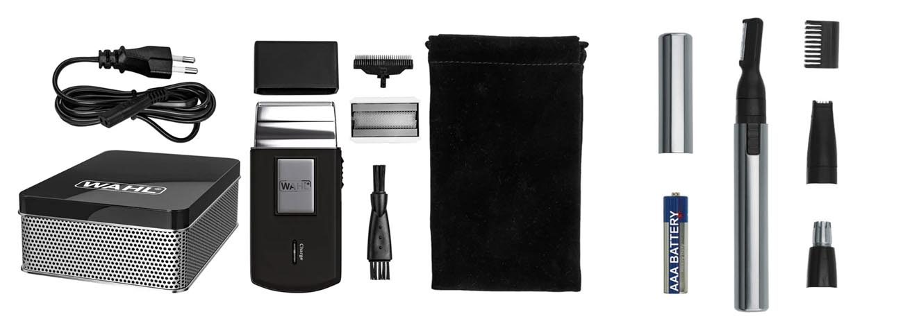 Golarka męska Wahl Travel Shaver z trymerem z zestawie
