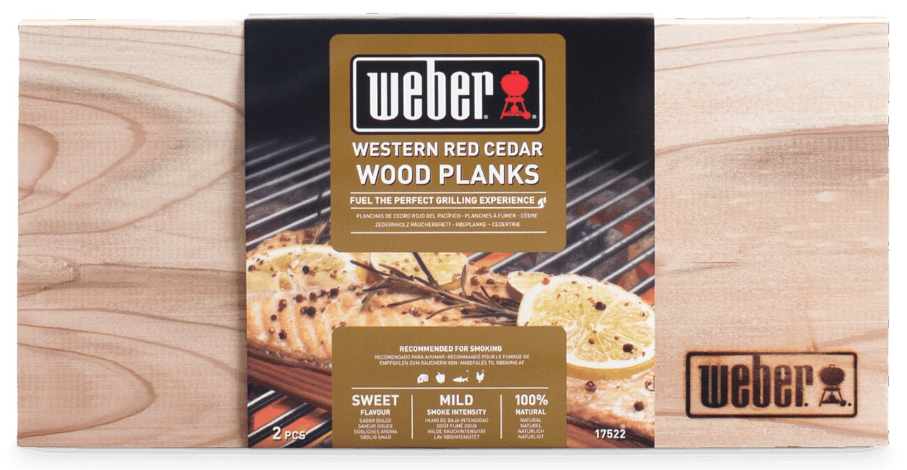 Weber Deski do wędzenia z drzewa cedrowego 30x15cm - 2szt 17522