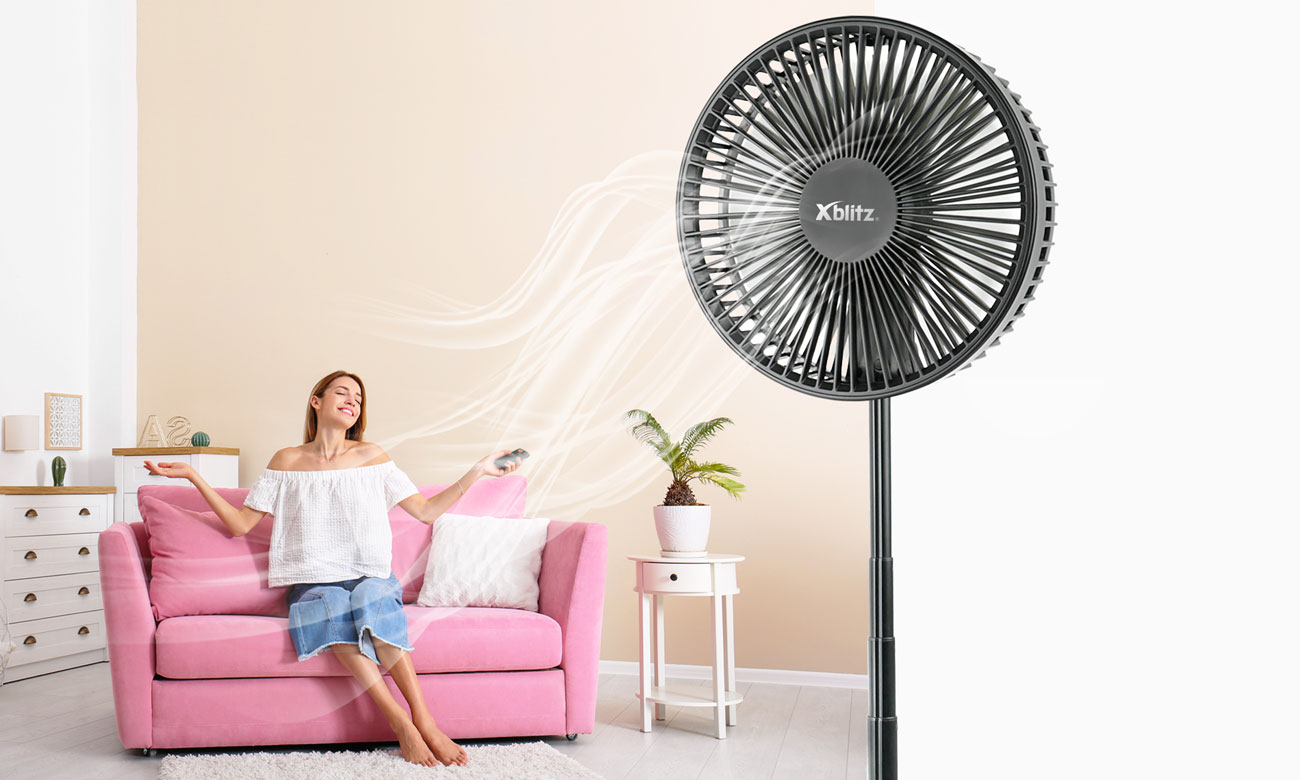 Wentylator Xblitz Aero PRO wiatrak ma 4 tryby nawiewu