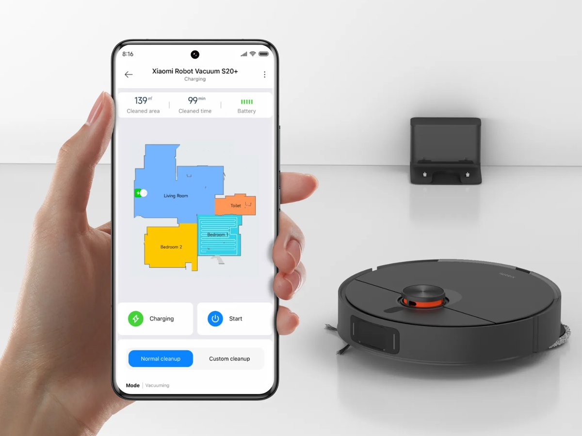 Xiaomi Robot sprzątający S20+ Black