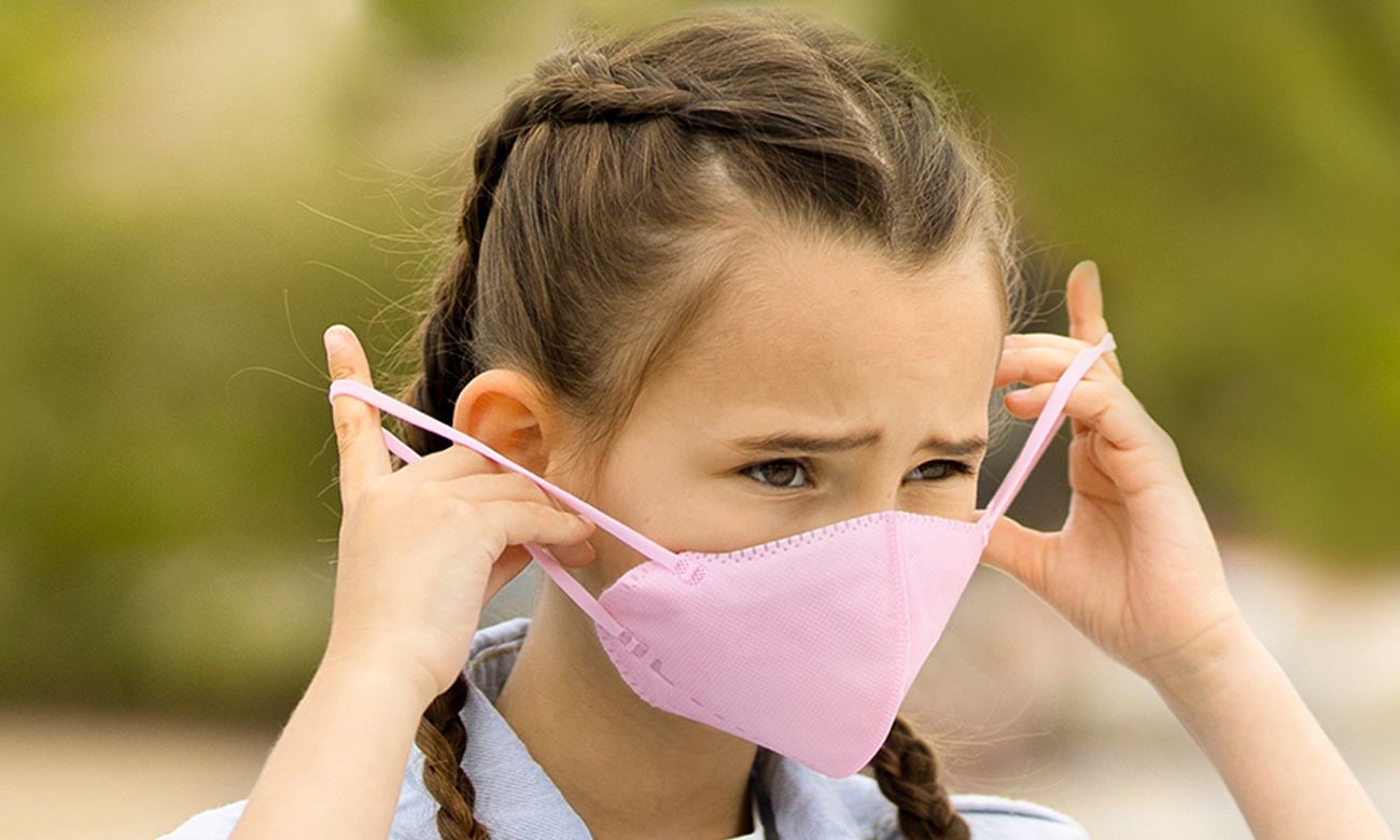 Maska ochronna Xiaomi AirPop Kids NV 4 szt różowa 43316