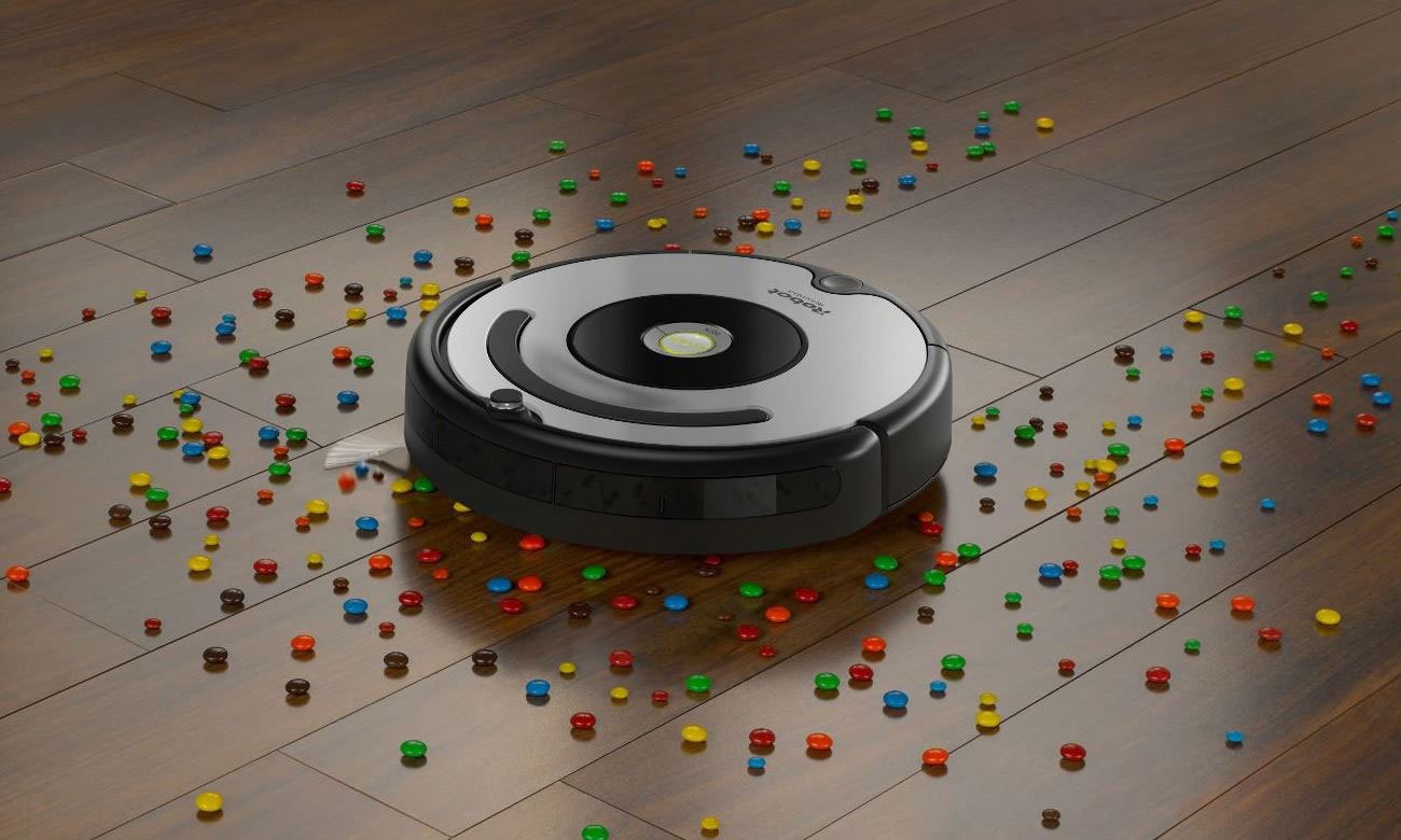 Odkurzacz iRobot Roomba 615 czyścy każdy rodzaj powierzchni