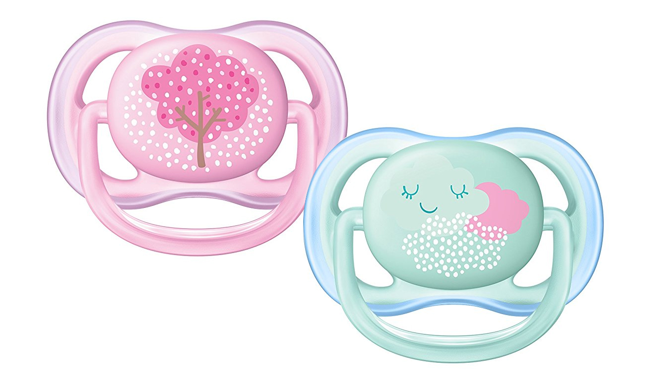 Philips Avent Smoczek Ortodontyczny 0-6m+ 2szt Różowy