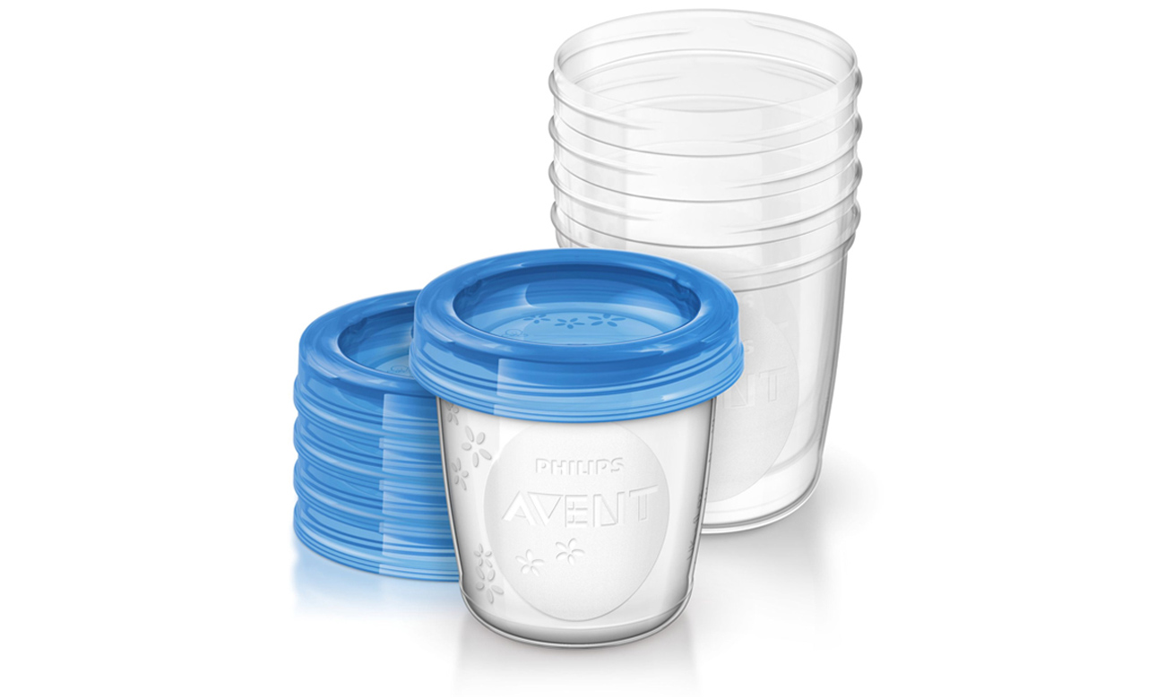 Pojemnik na pokarm Philips Avent Pojemniki na pokarm z pokrywkami 240ml 5 sztuk SCF639/05