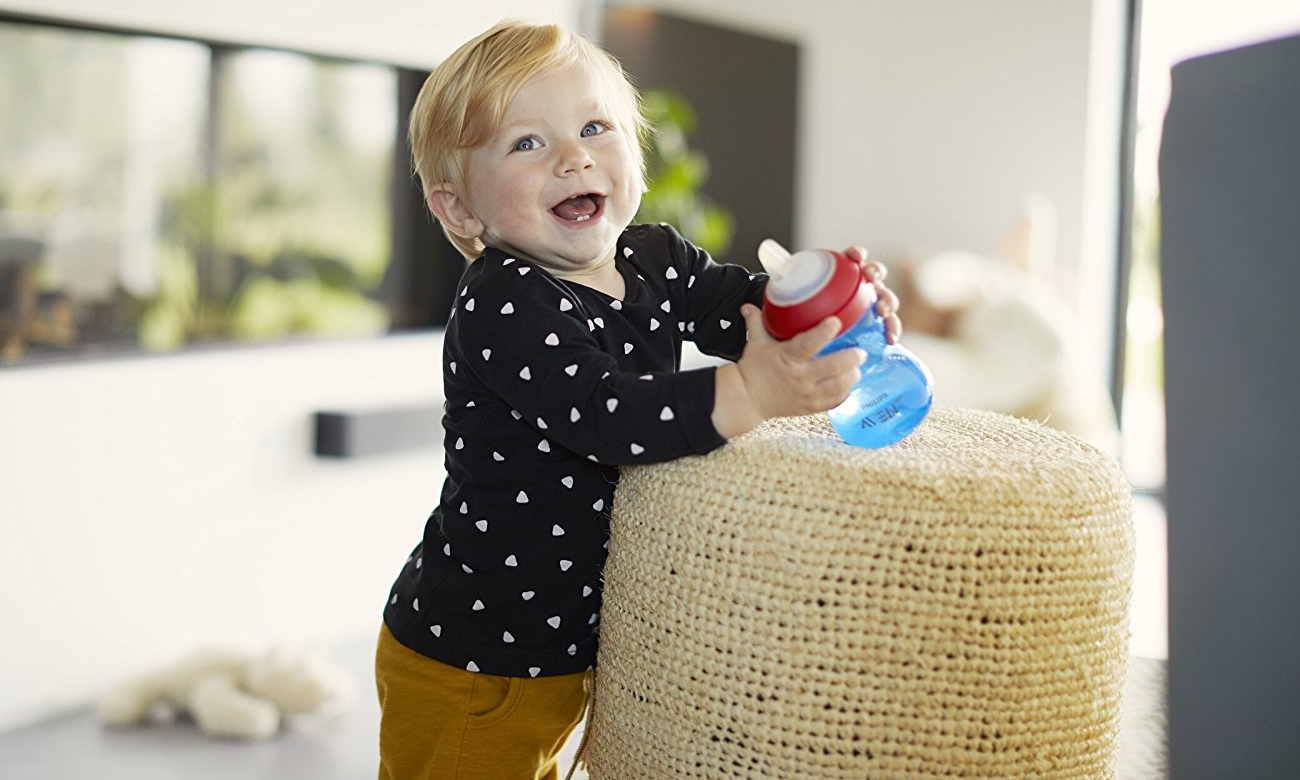 Philips Avent Kubek Niekapek Miękki Ustnik 300ml 9m+ Niebieski