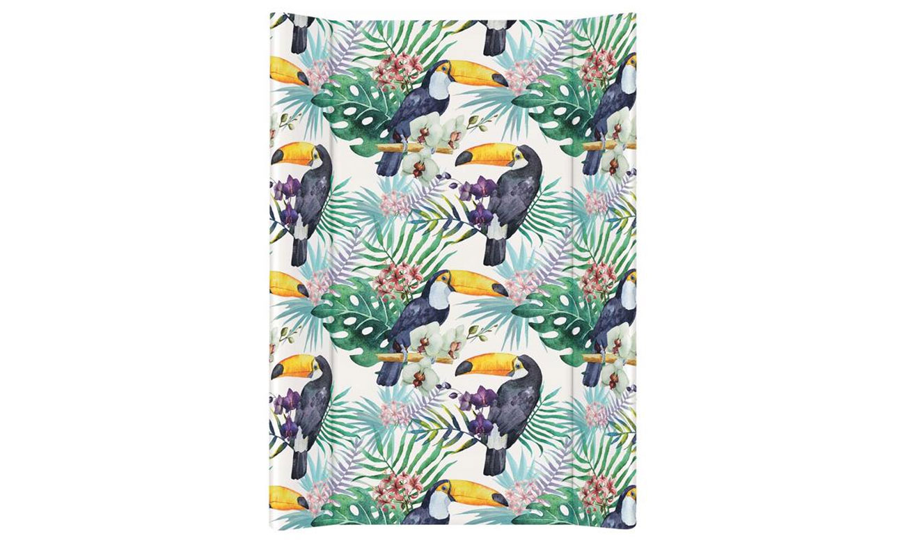 Ceba Baby przewijak twardy krótki 50x70 Flora&Fauna Tucan