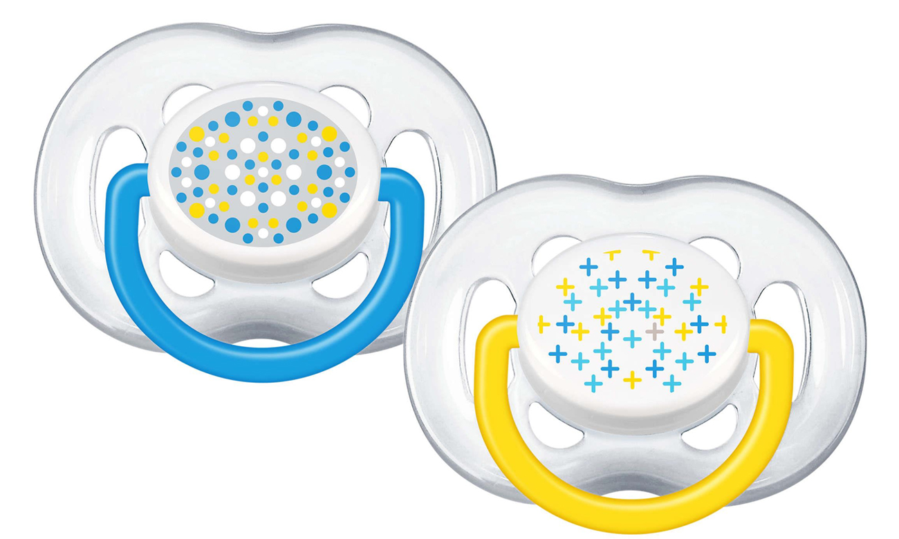 philips zestaw 2 silikonowych smoczków