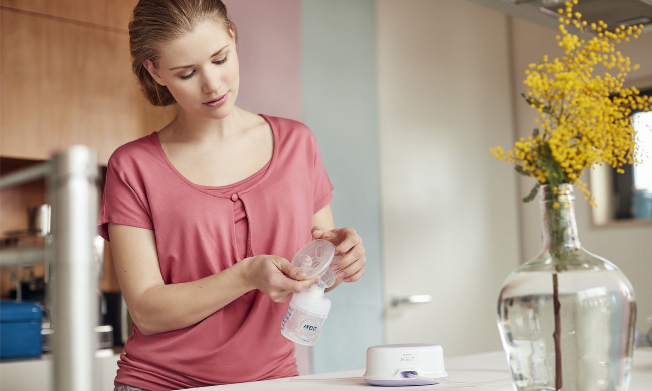 Philips Avent Laktator Elektryczny + Butelka Natural 125ml