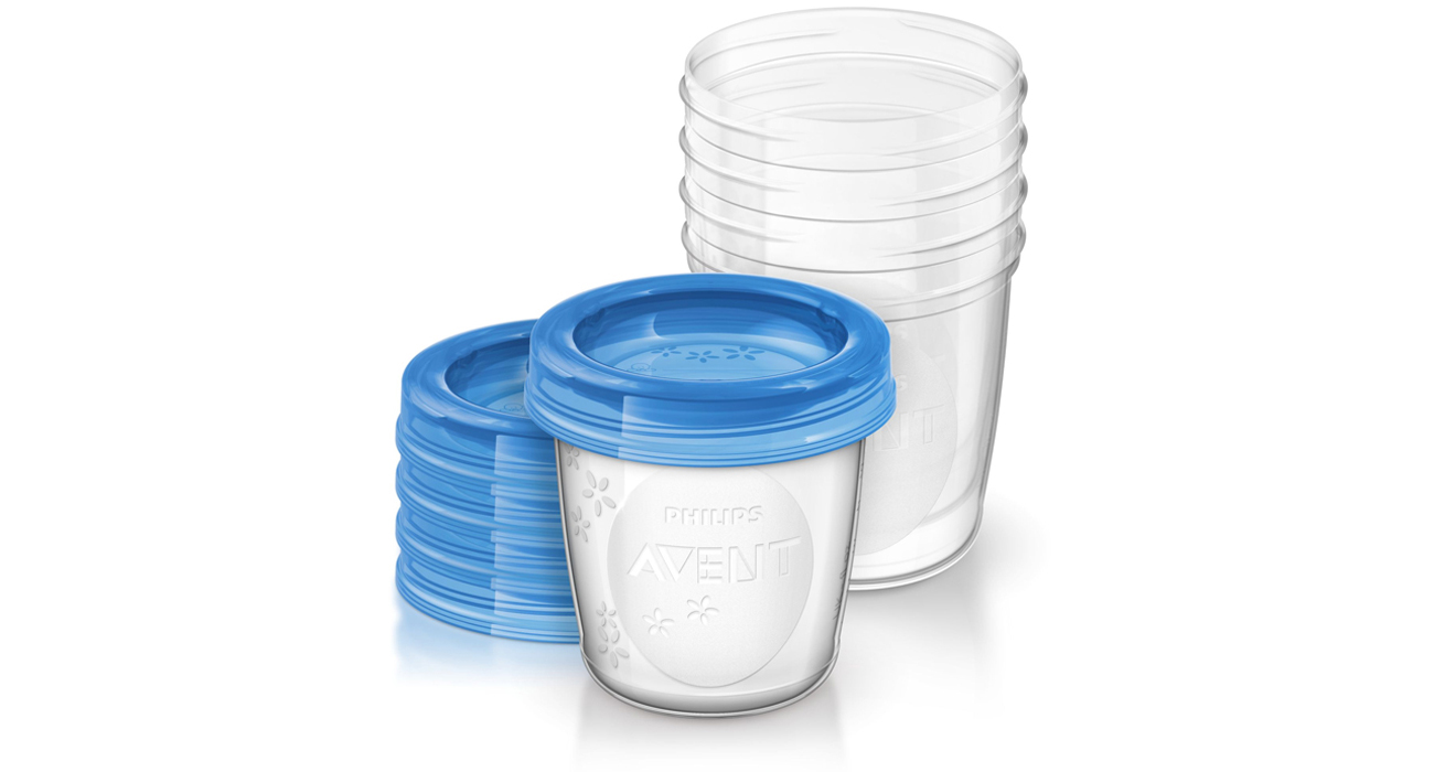 Philips Avent Pojemniki na pokarm z pokrywkami